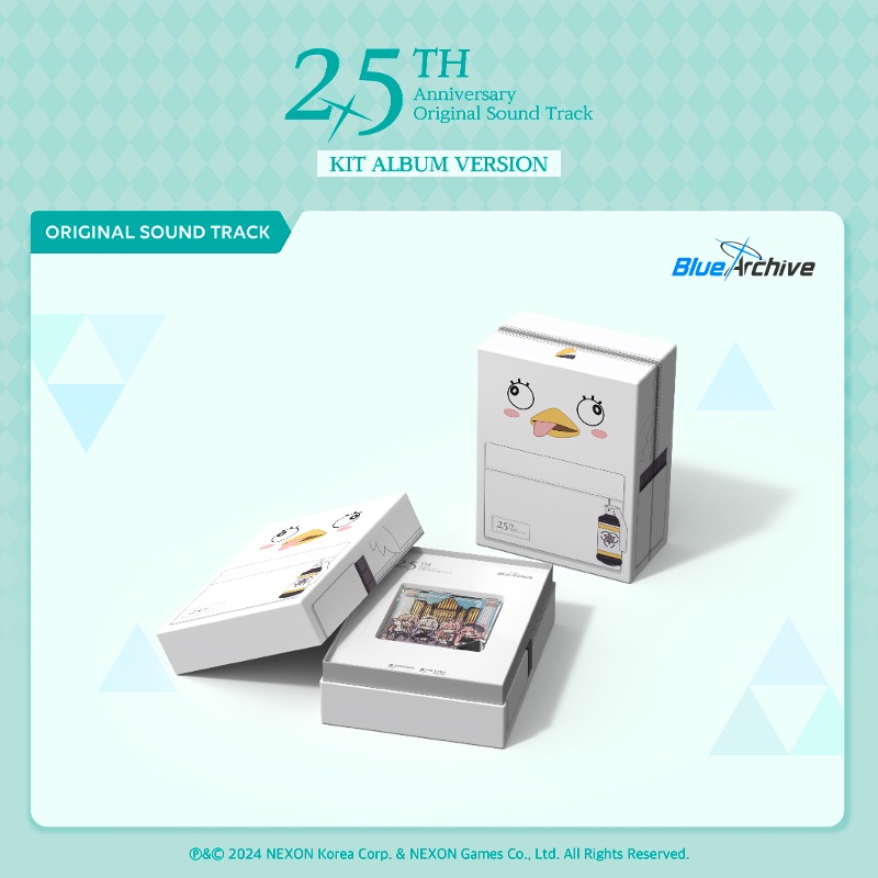 V.A - 블루 아카이브 2.5주년 기념OST KIT 앨범 패키지 (BLUE ARCHIVE 2.5th ANNIVERSARY OST – KIT ALBUM PACKAGE)